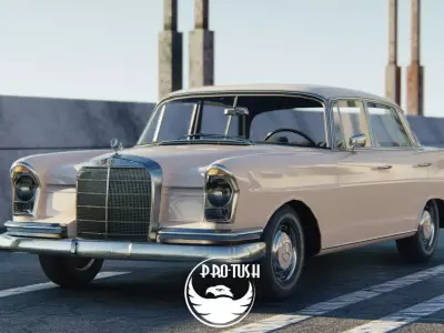Mercedes-Benz W111 3D model