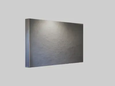Textured Wall Murals Low-poly 3D model
