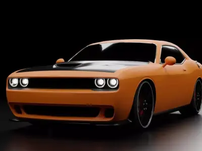 Dodge challenger  3D model