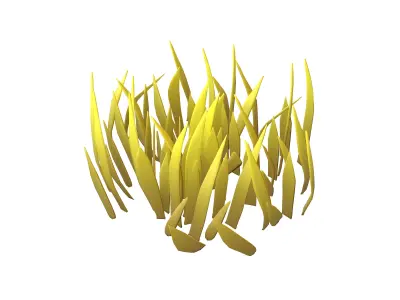 Cartoon Grass v2 005 Low-poly 3D model