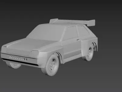 Toyota Starlet 60 1983 Body For Print 3D print model