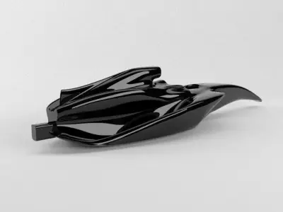 The silhouette of the car Formula 1 car body model 3D print model