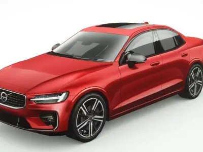 Volvo S60 2019 Low-poly 3D model