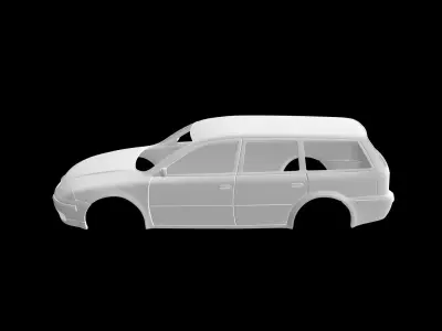 Volskwagen Passat B5 3D print model