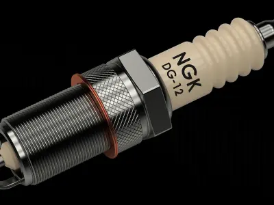 Spark Plug - High Detail Free 3D model