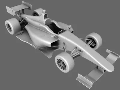 Dallara Indy Lights 2015 Low-poly 3D model