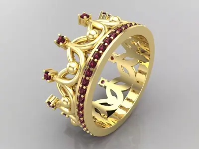 Ring M65 The luxury for women and men ring wedding 3D print model