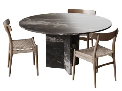 Dining table GRIFFITH 3D model