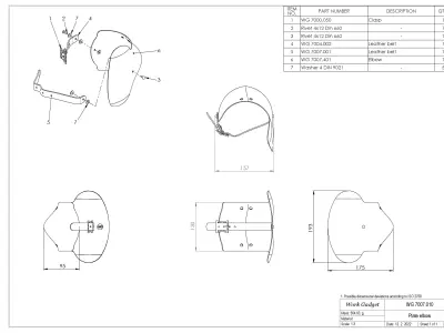 WG 7007 - Couter - Armour plate elbow 3D print model