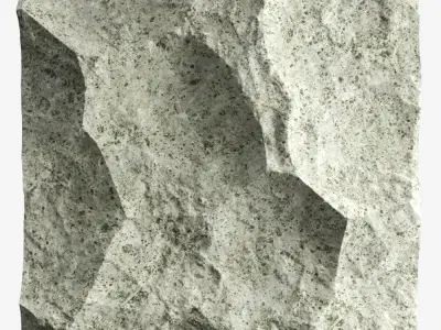 423-RockPanel sandstone wall art 3D model