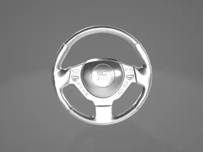 steering wheel Free 3D model by hamzaalids57