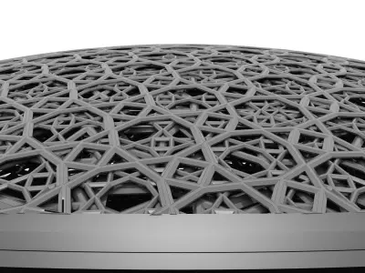 Louvre Abu Dhabi Dome 3D model