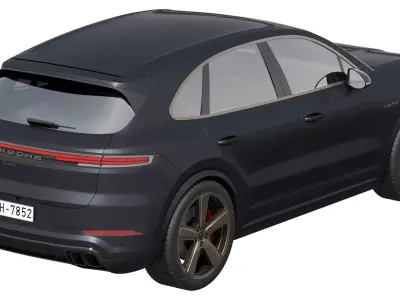 Porsche Cayenne Turbo 2025 3D model
