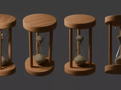 Hourglass 3D model