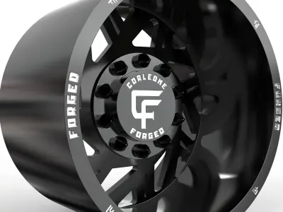 corleone Rear MONARCA DF dually wheel  3D print model