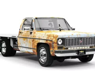 CHEVROLET C10  Low-poly 3D model