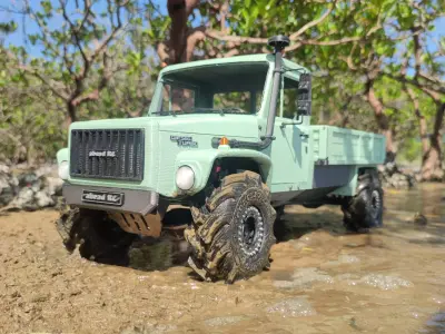 Crawler G3308 Single Cab Adventurer - 1-10 RC body 3D print model