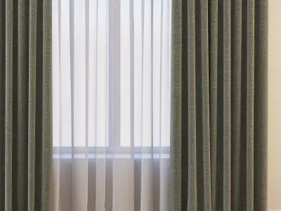 Set 28 Curtains 3D model