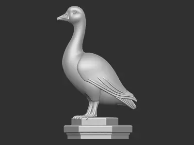 Lovely Duck statue 3D print model