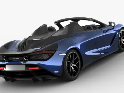 Mclaren 720s Spider 2019 3D model purchase