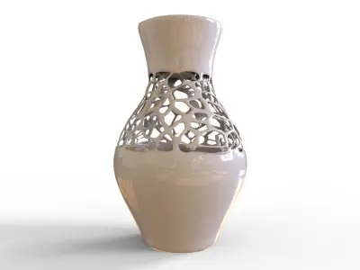 Vase 03 Low-poly 3D model