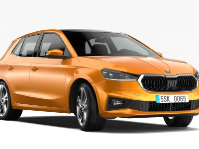 Skoda Fabia 2022 3D model