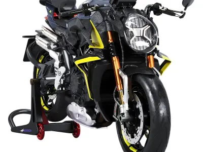 2021 MV Agusta Brutale 1000 RR Low-poly 3D model