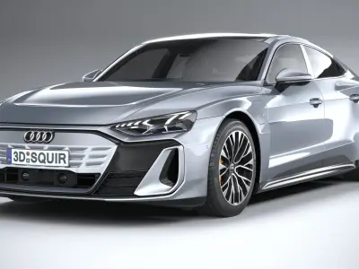 Audi S E-Tron GT 2025 3D model