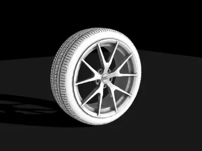BBS wheel 3D model