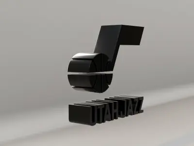 NBA Utah Jazz Logo 3D model