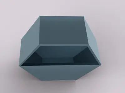 Hexagonal Wall Mount Planter 3D print model