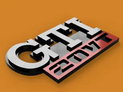 GTI 20VT golf monogramme  3D print model