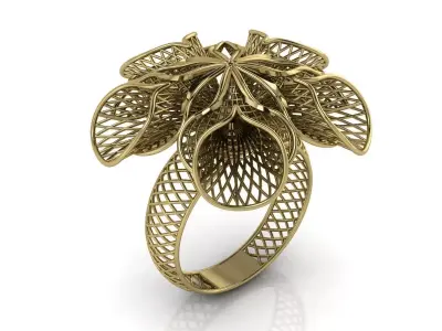 Ultra Vision Ring Jewelry 3D print model 33