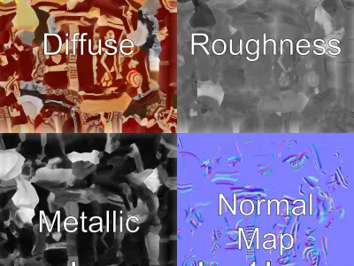 Mystical Stylized Oboe with Glowing Runes model pack Low-poly 3D model