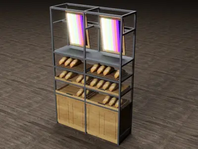 Bakery Display Collection 3D model