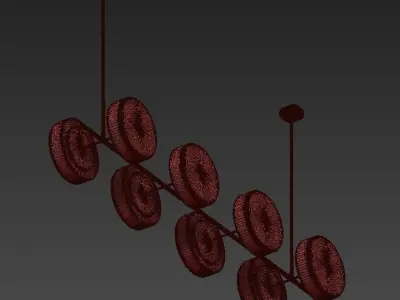 larose black 8 3D model