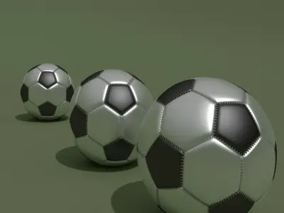 Ball White-black 3D model