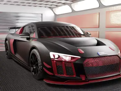 Audi R8 LMS GT4 3D model