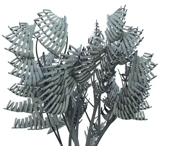 Cartoon tree S2Av2 3D model