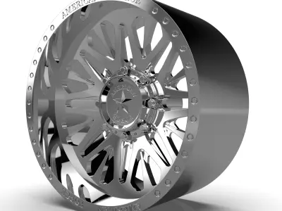 AMERICAN FORCE CKH36 BLASTER CC WHEEL 3D print model