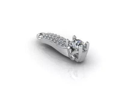 Women Pendants 3DM STL Pendant Renders Details 3D print model 3D print model