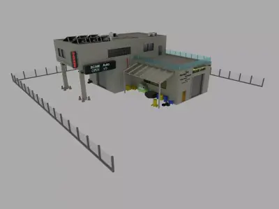 Garage 3D model 3