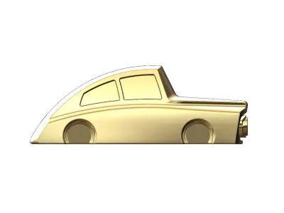 Mercedes 300SL gullwing grille wide body car sculpture 3D print model