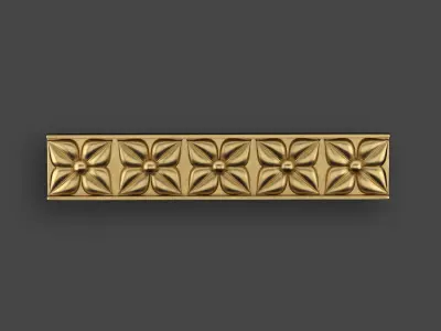 5 Borders Ornamental Pack 5 3D model