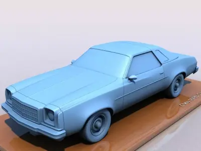 Chevy Malibu Classic 1974 3D print model