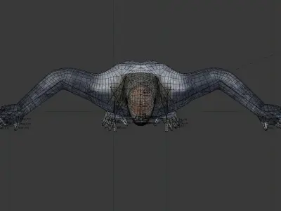 Gorilla Low-poly 3D model get