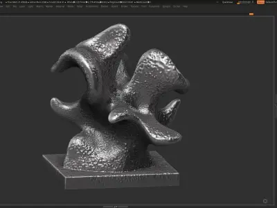 Modern Abstract Decorative sculpture 3d print model 3D print model buy