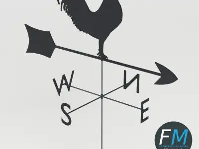 Weather vane 3D model