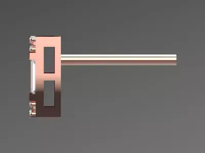 Luxury Yellow Gold Diamond Earrings je0110 3D print model