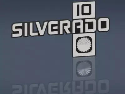 1981  87 Chevrolet Silverado 10 Fender Emblem 3D print model